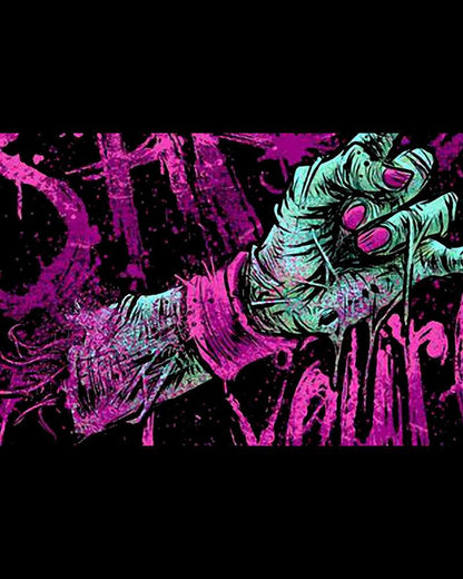 Edgy Gothic Motorcycle Tee -  cyberpunk inspired t-shirt - Edgy Gothic Motorcycle T-shirt for Bold Style - View 4