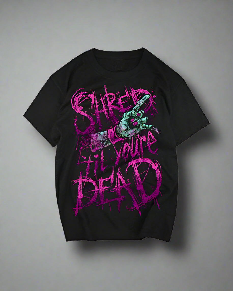 Edgy Gothic Motorcycle Tee -  streetwear - Edgy Gothic Motorcycle T-shirt for Bold Style - View 7