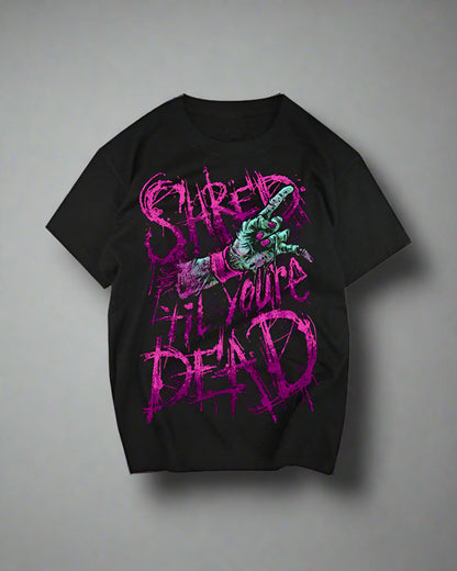 Edgy Gothic Motorcycle Tee -  streetwear - Edgy Gothic Motorcycle T-shirt for Bold Style - View 7