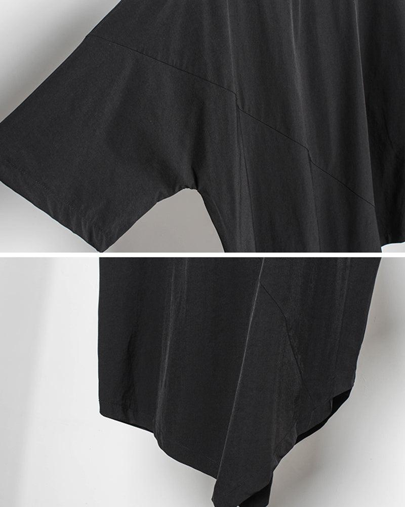 Edgy Japanese Techwear Tee -  black t-shirt - Edgy Japanese Techwear Tee for Stylish Everyday Wear - View 10