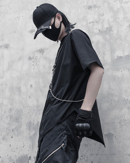 Edgy Japanese Techwear Tee - techwear - Edgy Japanese Techwear Tee for Stylish Everyday Wear - View 2