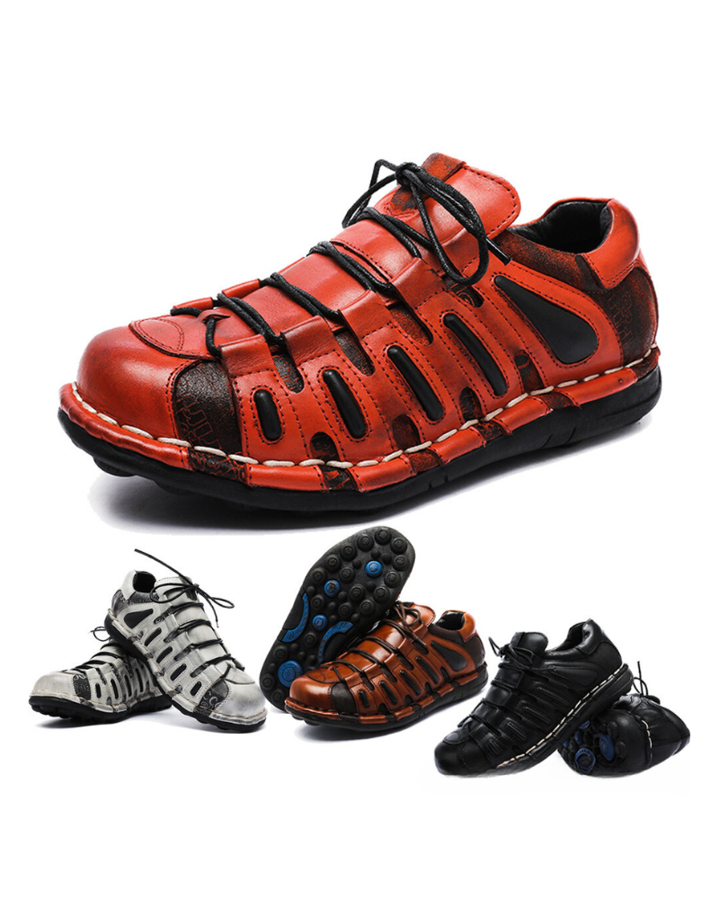 Edgy Leather Moto Shoes - leather shoes - Stylish Leather Moto Shoes for Riders and Streetwear - View 10