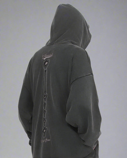 Edgy Skeleton Cutout Hoodie - skeleton hoodie - Edgy Skeleton Cutout Hoodie for Unique Street Style - View 10