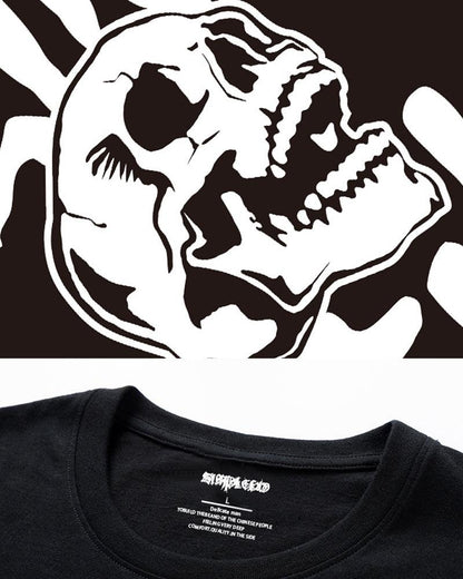 Edgy Skull Punk Tee -  punk shirt - Edgy Skull Punk Tee for Stylish Urban Wear - View 6
