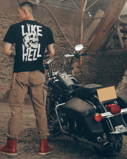 Edgy Skull Punk Tee - skull tee - Edgy Skull Punk Tee for Stylish Urban Wear - View 8