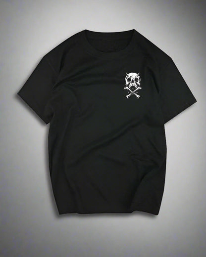Edgy Skull Rock Punk Tee - rock tee - Edgy Skull Rock Punk Tee for Techwear Lovers - View 2