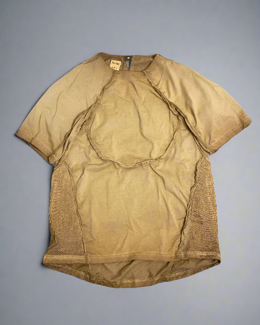 Edgy Spliced Bat Short Sleeve Tee - short sleeve - Edgy Spliced Bat Short Sleeve Tee in Cotton - Main view