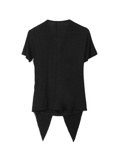 Edgy Zippered Techwear Tee - techwear - Edgy Zippered Techwear T-Shirt for Urban Style - View 9