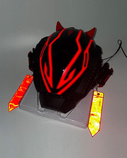 Electric Devil Cyberpunk Mask - cyberpunk mask - Electric Devil Cyberpunk Mask for Unique Style - View 2