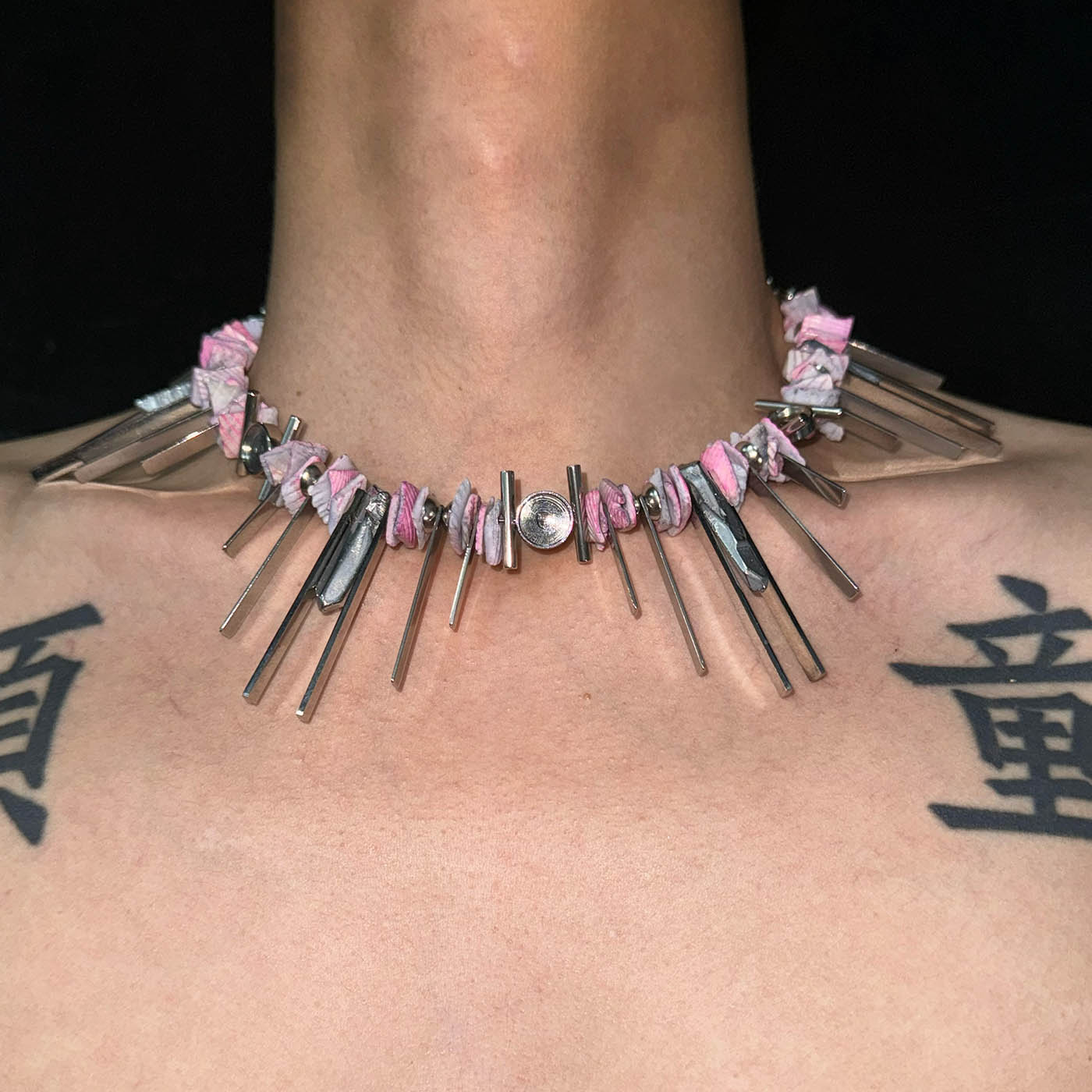 Necklace - Elegant Beaded Shell Necklace - Accessories by Imaphotic