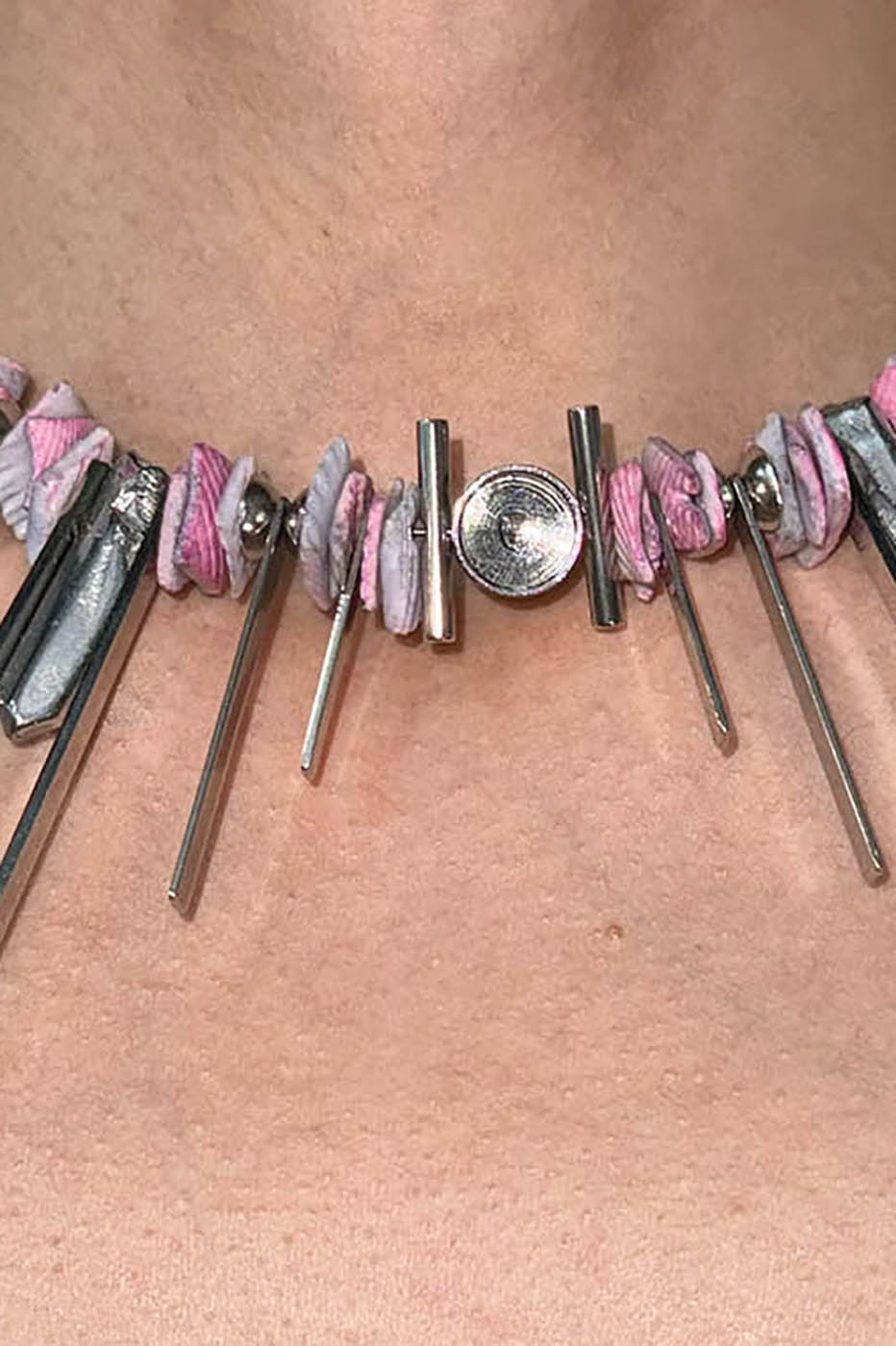 Necklace - Elegant Beaded Shell Necklace - Accessories by Imaphotic