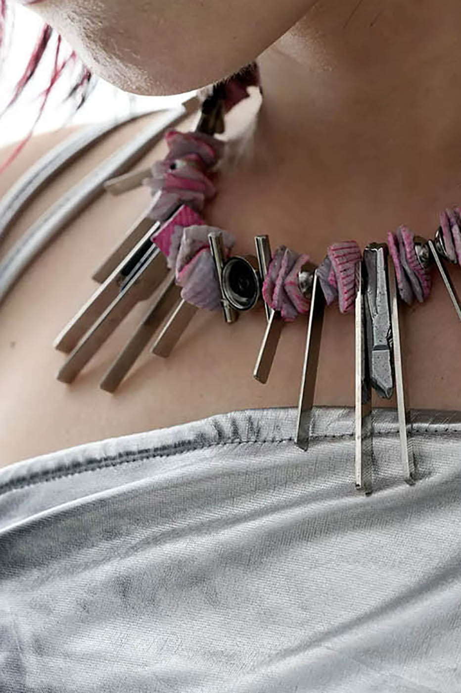 Necklace - Elegant Beaded Shell Necklace - Summer by Imaphotic