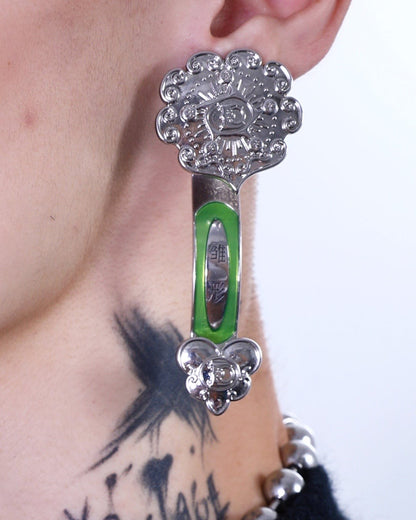 Elegant Detachable Statement Earrings - detachable earrings - Versatile Detachable Vintage-Inspired Earrings - View 8