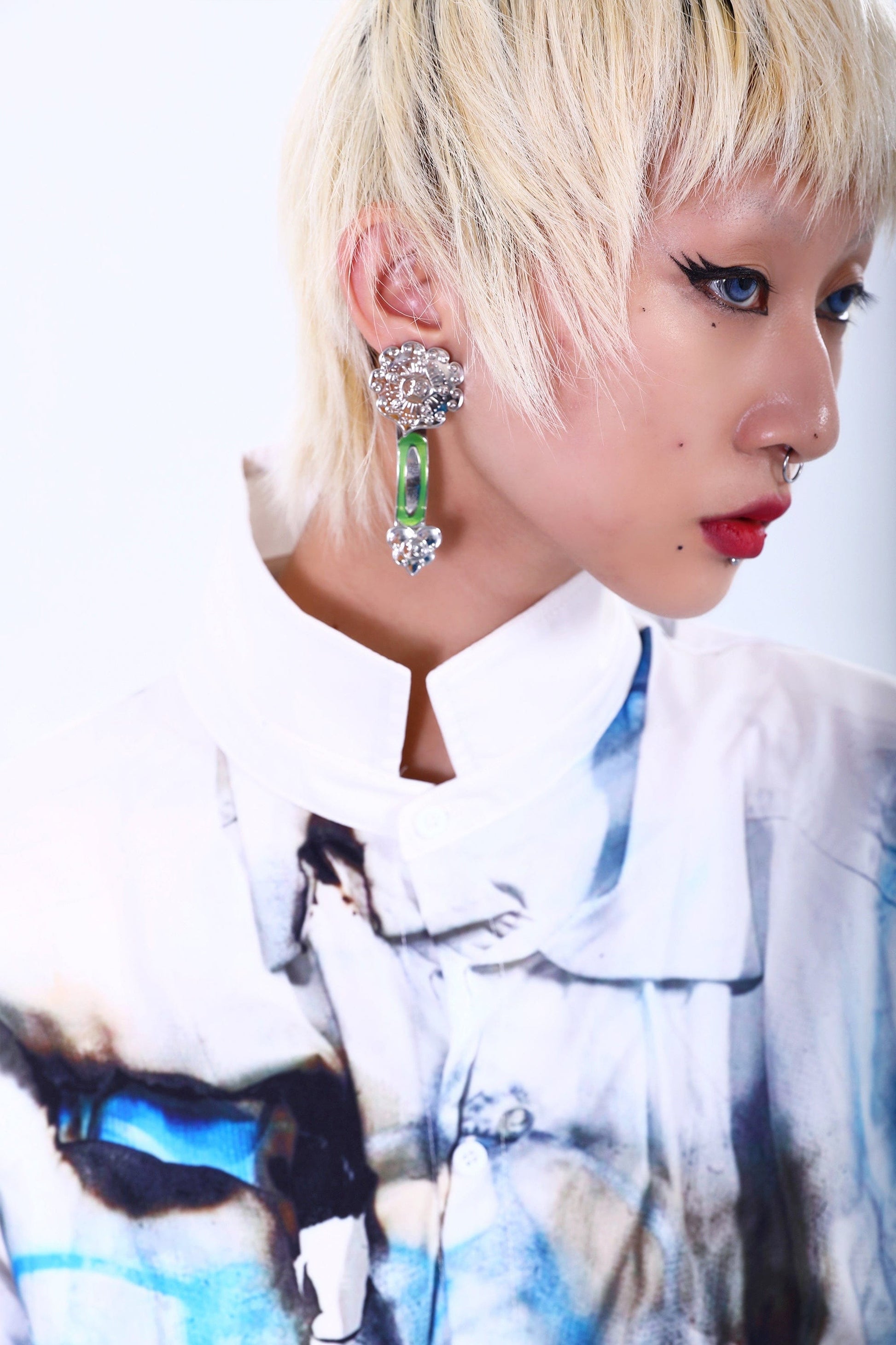 Elegant Detachable Statement Earrings -  vintage earrings - Versatile Detachable Vintage-Inspired Earrings - View 7