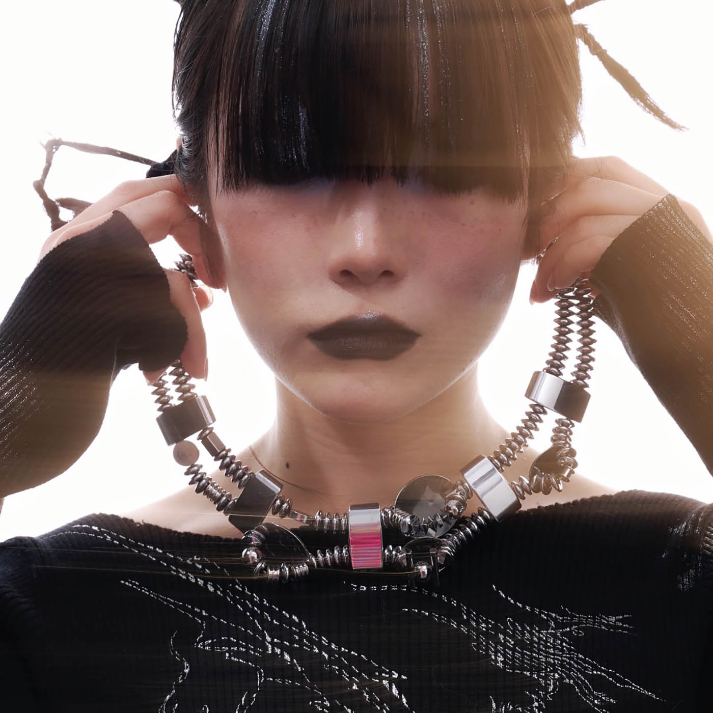 Necklace - Elegant Double-Strand Mechanical Necklace - ILLUSORY Mechanical Double-Strand Necklace by Imaphotic