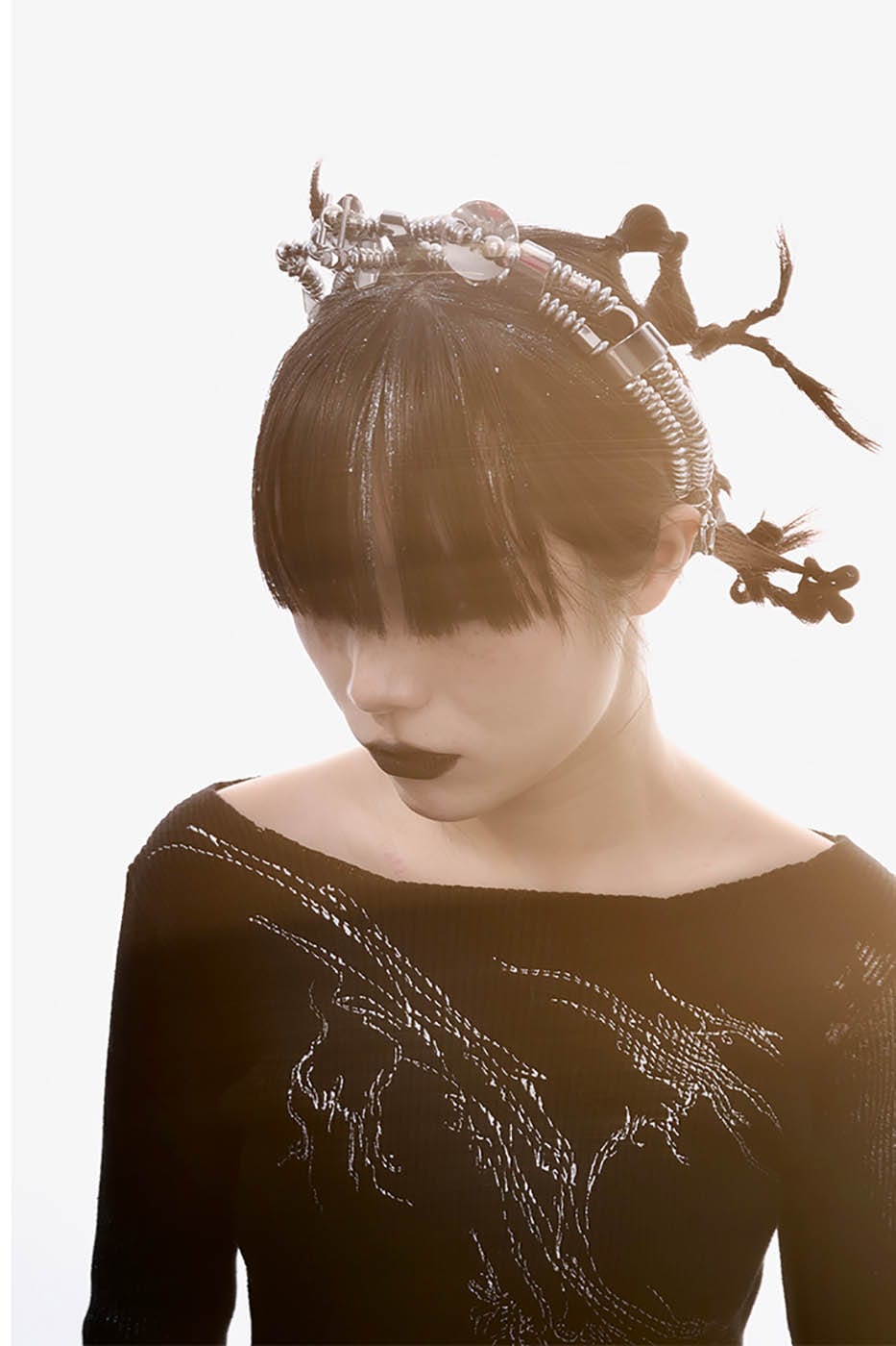 Necklace - Elegant Double-Strand Mechanical Necklace - Need Edit by Imaphotic