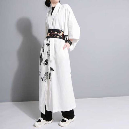 Elegant Flowing Kimono Wrap - kimono wrap - Chic Long Kimono Wrap for Effortless Style - View 10