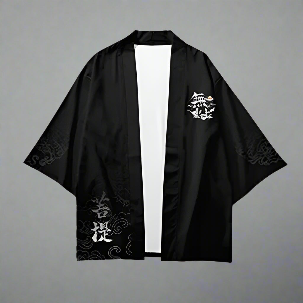 Elegant Kimono and Hakama Set - kimono - Stylish Kimono and Pants Set for Modern Look - Main view