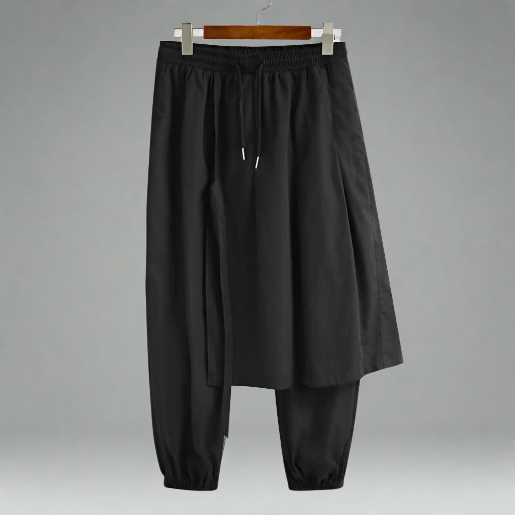 Elegant Traditional Japanese Pants -  harajuku style - Stylish Japanese Hakama Pants for Unique Streetwear - View 4