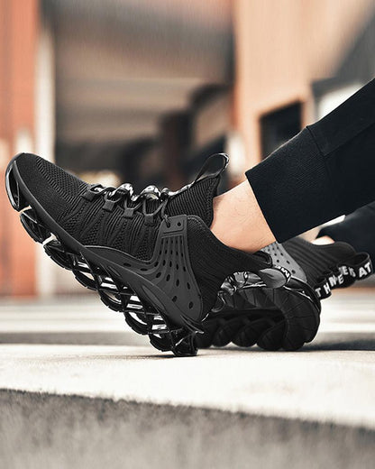Elevated Flyweave High-Top Kicks - BEST SELLERS - Elevated Flyweave High-Top Shoes for Urban Fashion - View 9