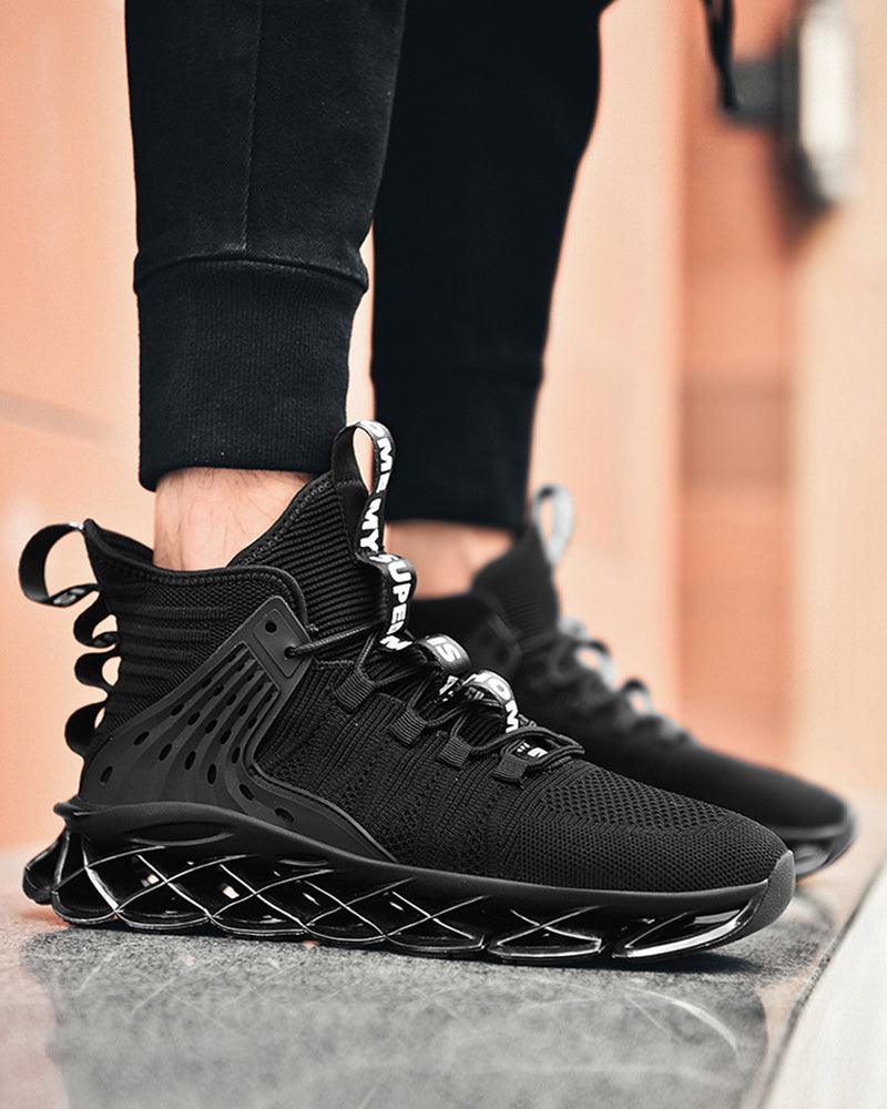 Elevated Flyweave High-Top Kicks -  high-top kicks - Elevated Flyweave High-Top Shoes for Urban Fashion - View 7