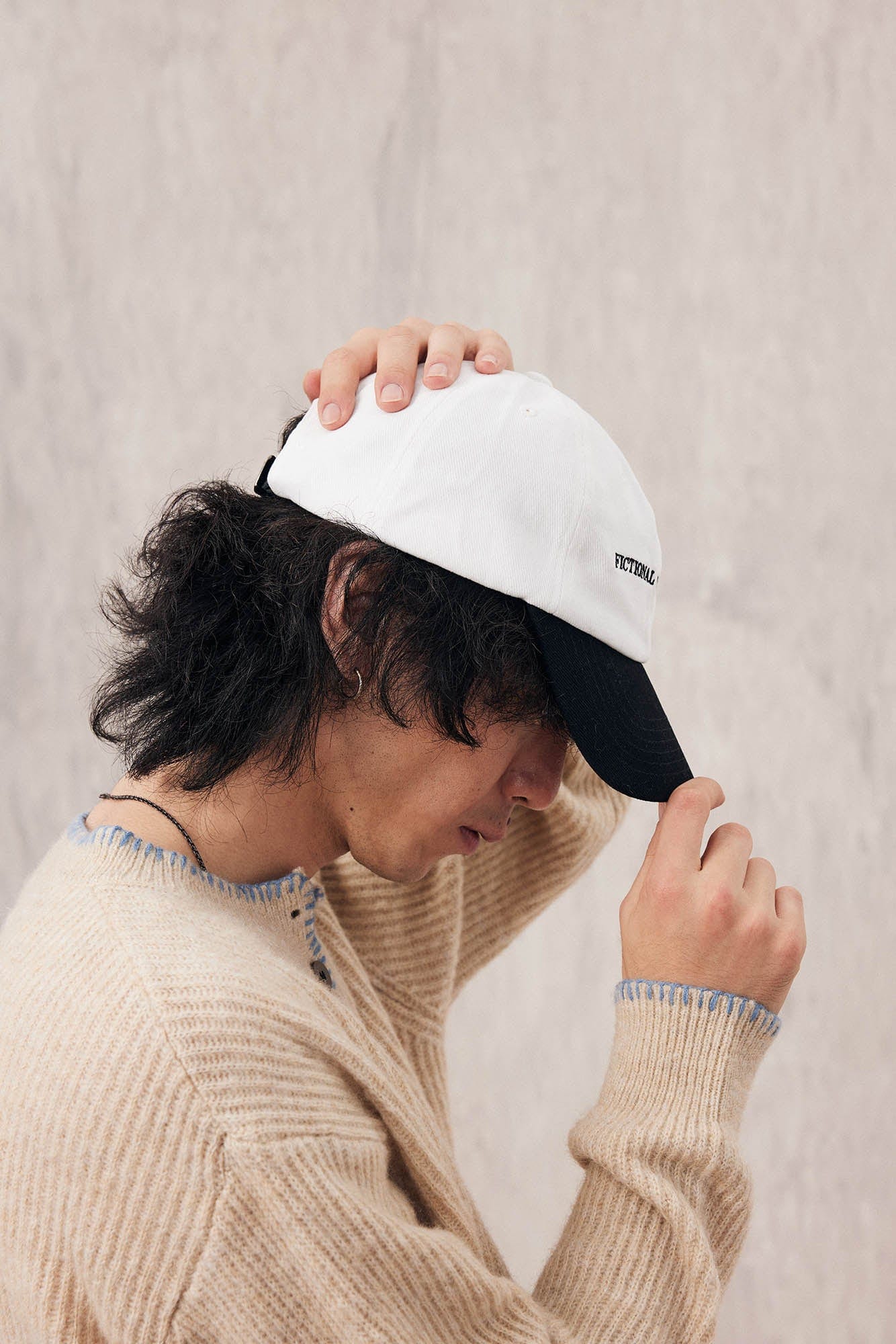 Embroidered Contrast Cap Delight -  two-tone cap - Stylish Embroidered Contrast Cap for Streetwear Fans - View 7