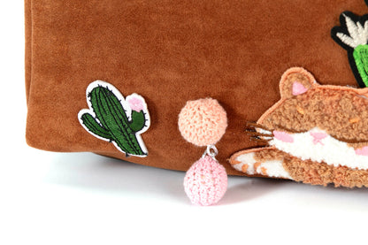 Embroidered Desert Oasis Shoulder Bag -  versatile carrying options - Embroidered Desert Oasis Shoulder Bag for Stylish Travel - View 7