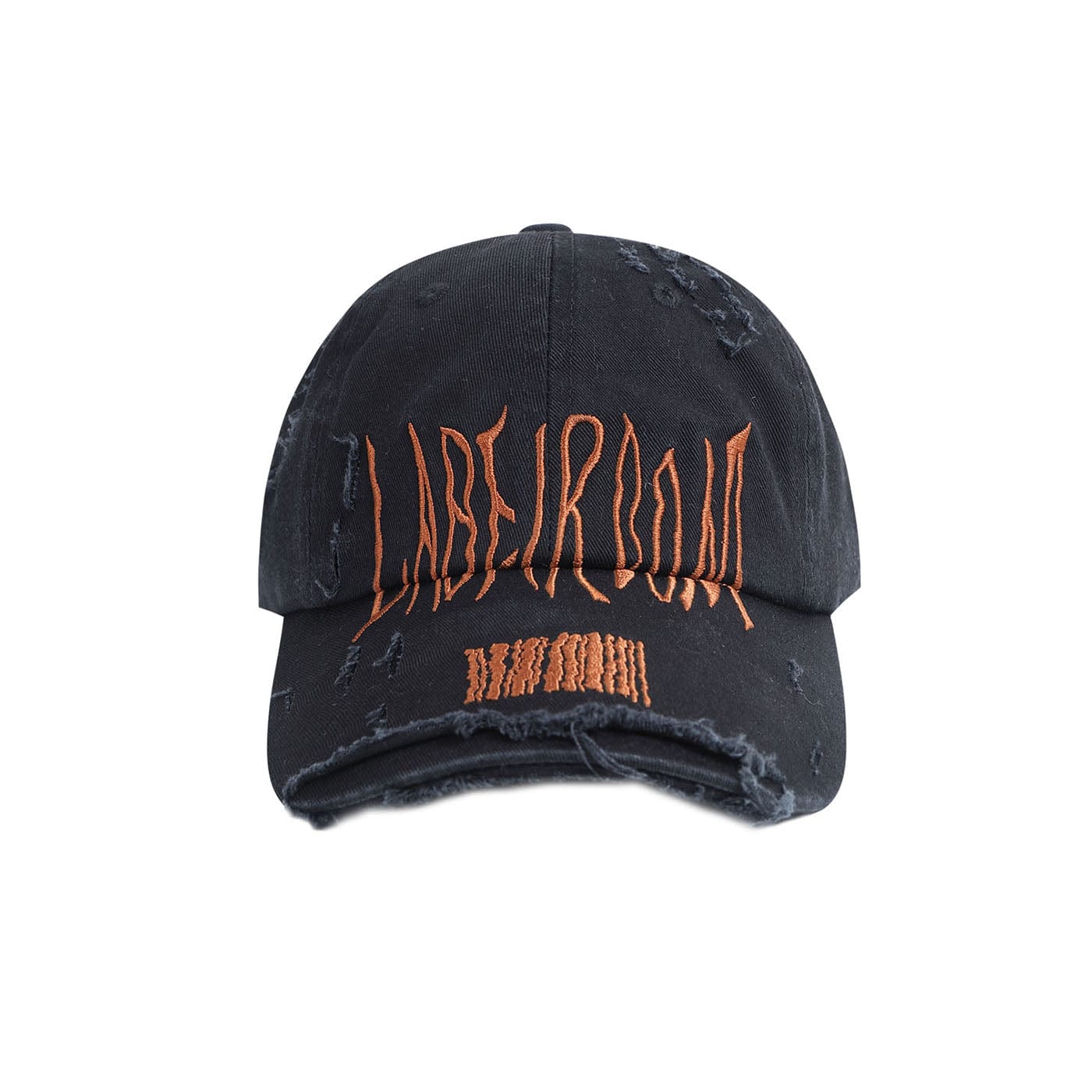Embroidered Ripped Logo Cap - vintage baseball hat - Embroidered Ripped Logo Cap for a Vintage Look - View 2