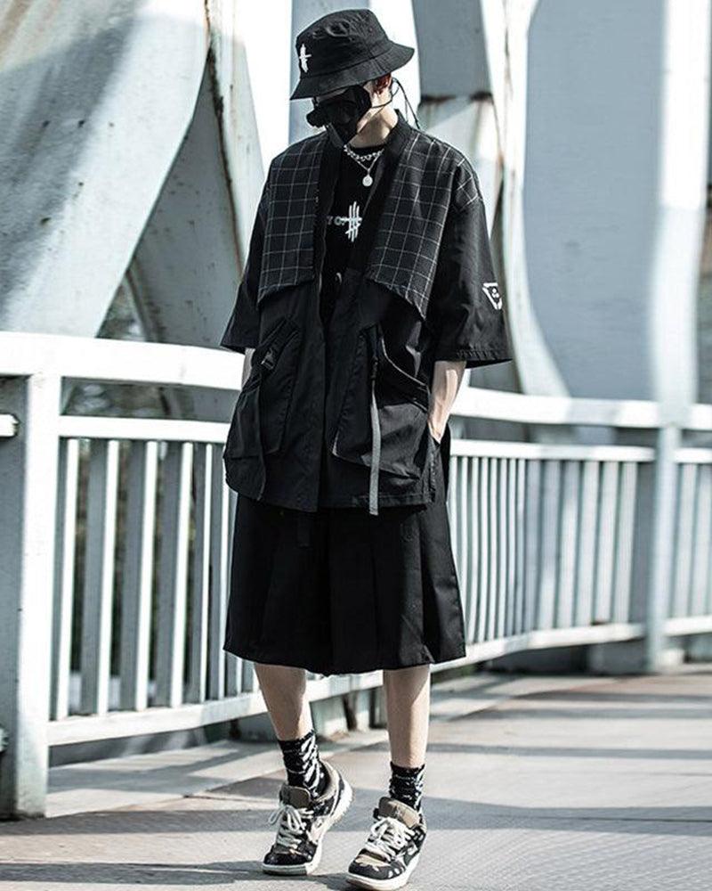 Embroidered Samurai Kimono Wrap -  streetwear - Embroidered Samurai Kimono Wrap for Stylish Comfort - View 7