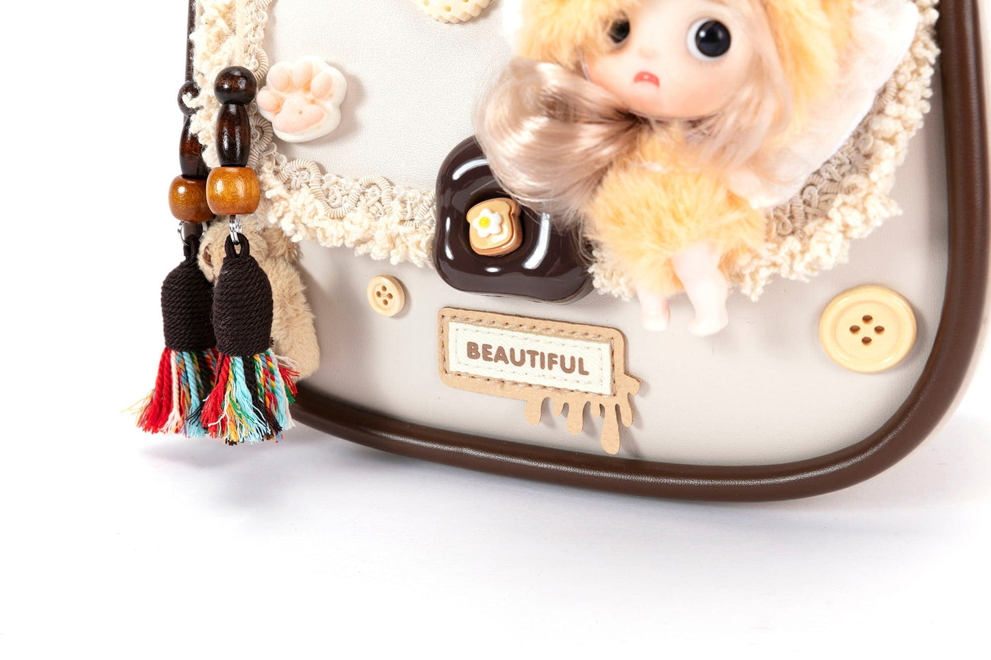 Enchanted Fairy Doll Saddle Bag - saddle bag - Vintage-Inspired Fairy Doll Saddle Bag for Everyday Use - View 17