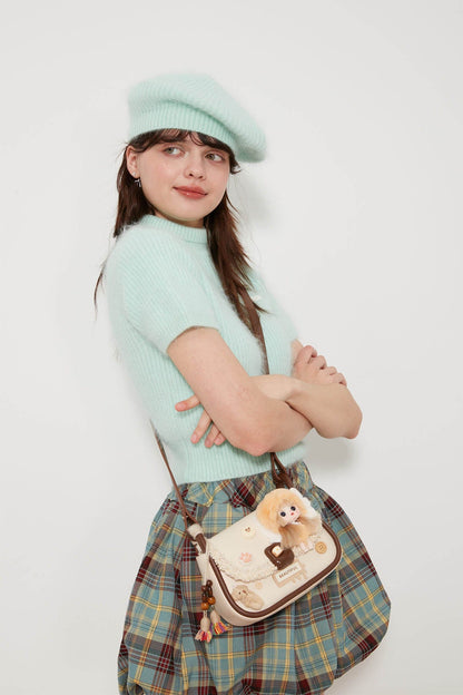 Enchanted Fairy Doll Saddle Bag -  vintage - Vintage-Inspired Fairy Doll Saddle Bag for Everyday Use - View 8
