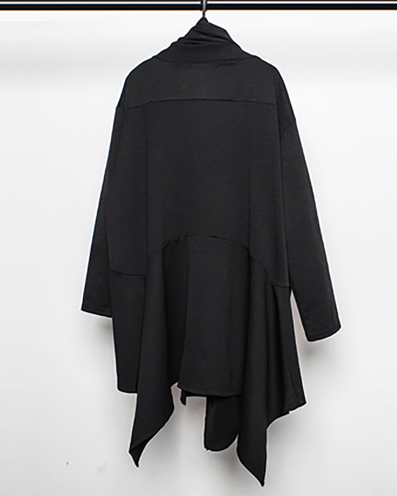 Enchanted Gothic Cape Coat -  black cape - Stylish Enchanted Gothic Cape Coat for Everyday Comfort - View 10