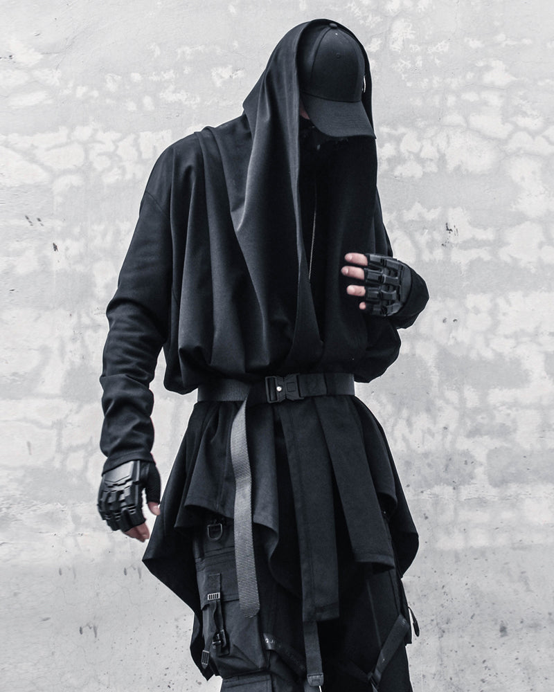 Enchanted Gothic Cape Coat -  black cape - Stylish Enchanted Gothic Cape Coat for Everyday Comfort - View 3