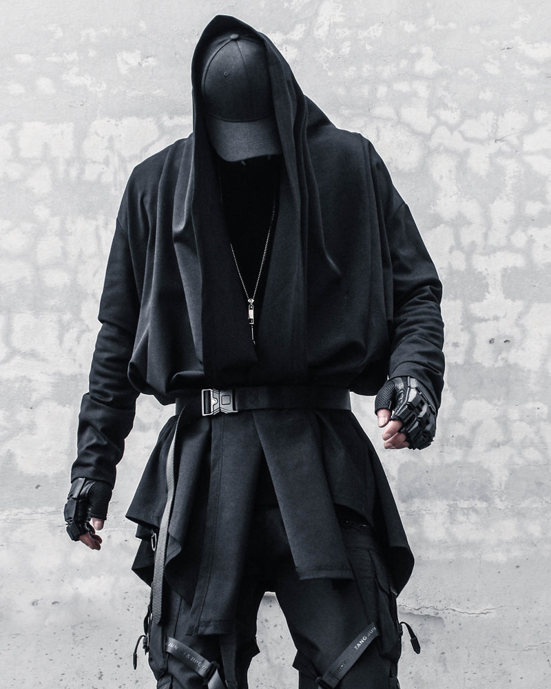 Enchanted Gothic Cape Coat -  durable techwear coat - Stylish Enchanted Gothic Cape Coat for Everyday Comfort - View 4
