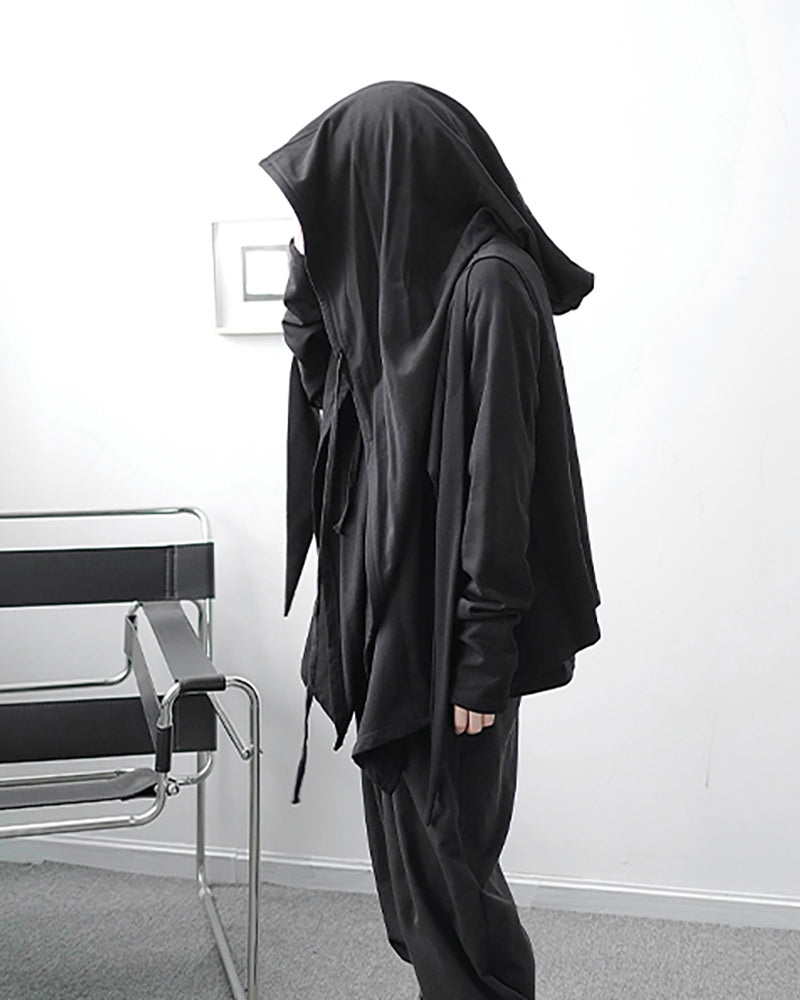 Enchanted Ninja Hooded Cloak -  comfortable cloak - Ninja-Inspired Hooded Cloak for Unique Style - View 5