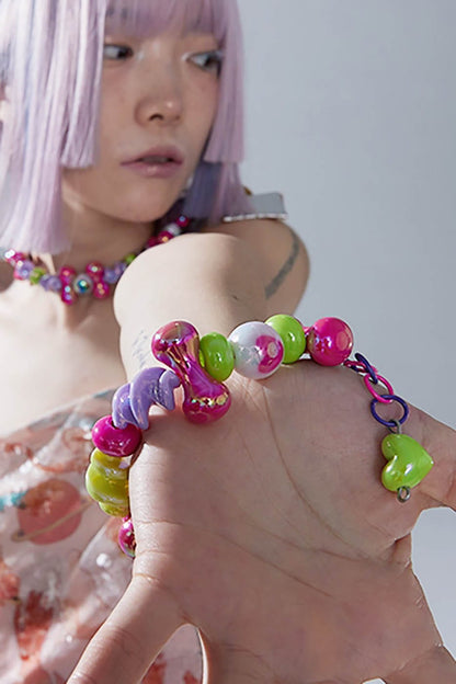 Enchanting Bubble Bone Bracelet -  adjustable jewelry - Whimsical Bubble Bone Bracelet for Playful Elegance - View 3