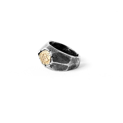 Enchanting Cracked Sigil Ring - New Arrivals - Intricate Cracked Sigil Ring for Unique Style - View 2