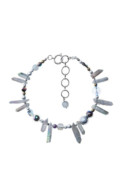 Enchanting Dreamscape Necklace - dreamscape necklace - Dreamscape Necklace with Colorful Irregular Beads - View 10