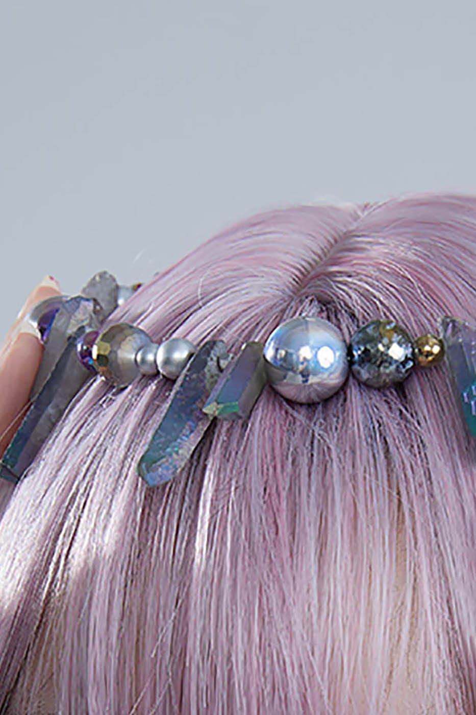 Enchanting Dreamscape Necklace -  versatile accessory - Dreamscape Necklace with Colorful Irregular Beads - View 8