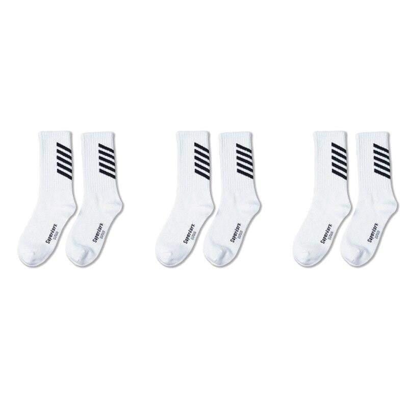 Enchanting Moonlight Striped Socks - New Arrivals - Techwear Inspired Striped Socks for Modern Style - View 8
