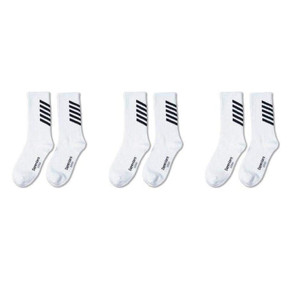 Enchanting Moonlight Striped Socks - New Arrivals - Techwear Inspired Striped Socks for Modern Style - View 8