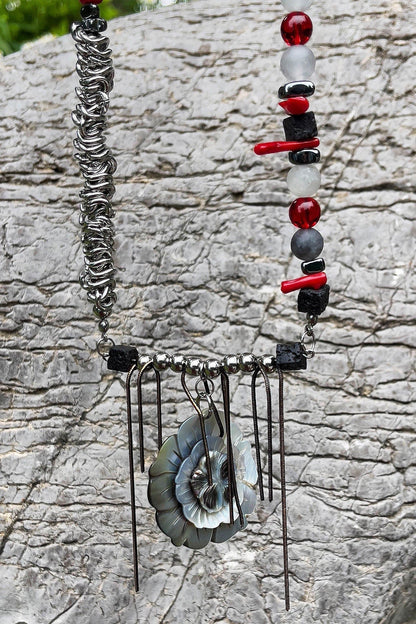Enchanting Thorn Blossom Necklace -  beaded necklace - Enchanting Thorn Blossom Necklace for Unique Style - View 5