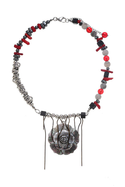 Enchanting Thorn Blossom Necklace - flower necklace - Enchanting Thorn Blossom Necklace for Unique Style - View 8