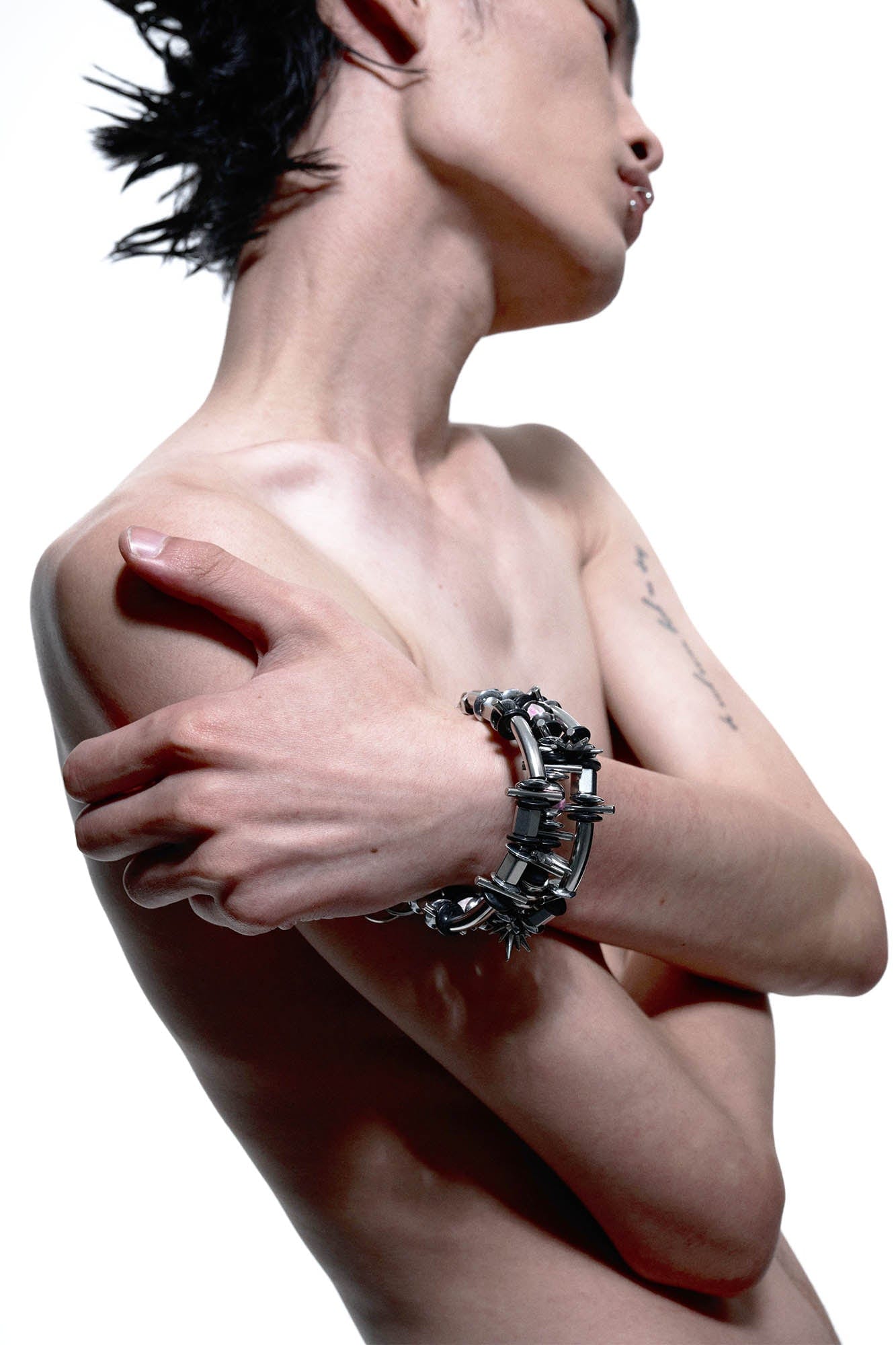 Epic Annihilator Tech Bracelet -  streetwear - Avant-Garde Double-Layer Tech Bracelet for Unique Style - View 7