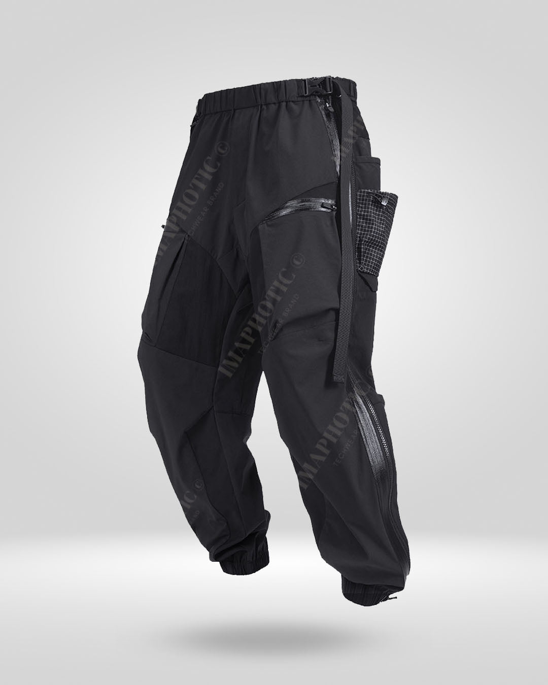 Expandable Side Zipper Techwear Pants -  adjustable outdoor pants - Comfortable Loose Fit Techwear Pants with Zipper - View 10