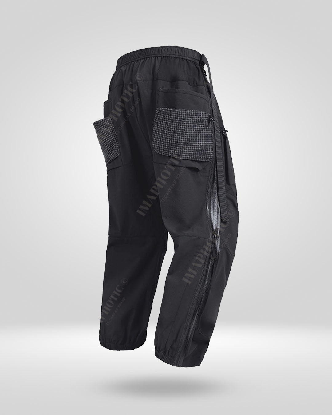 Expandable Side Zipper Techwear Pants -  outdoor pants - Comfortable Loose Fit Techwear Pants with Zipper - View 11