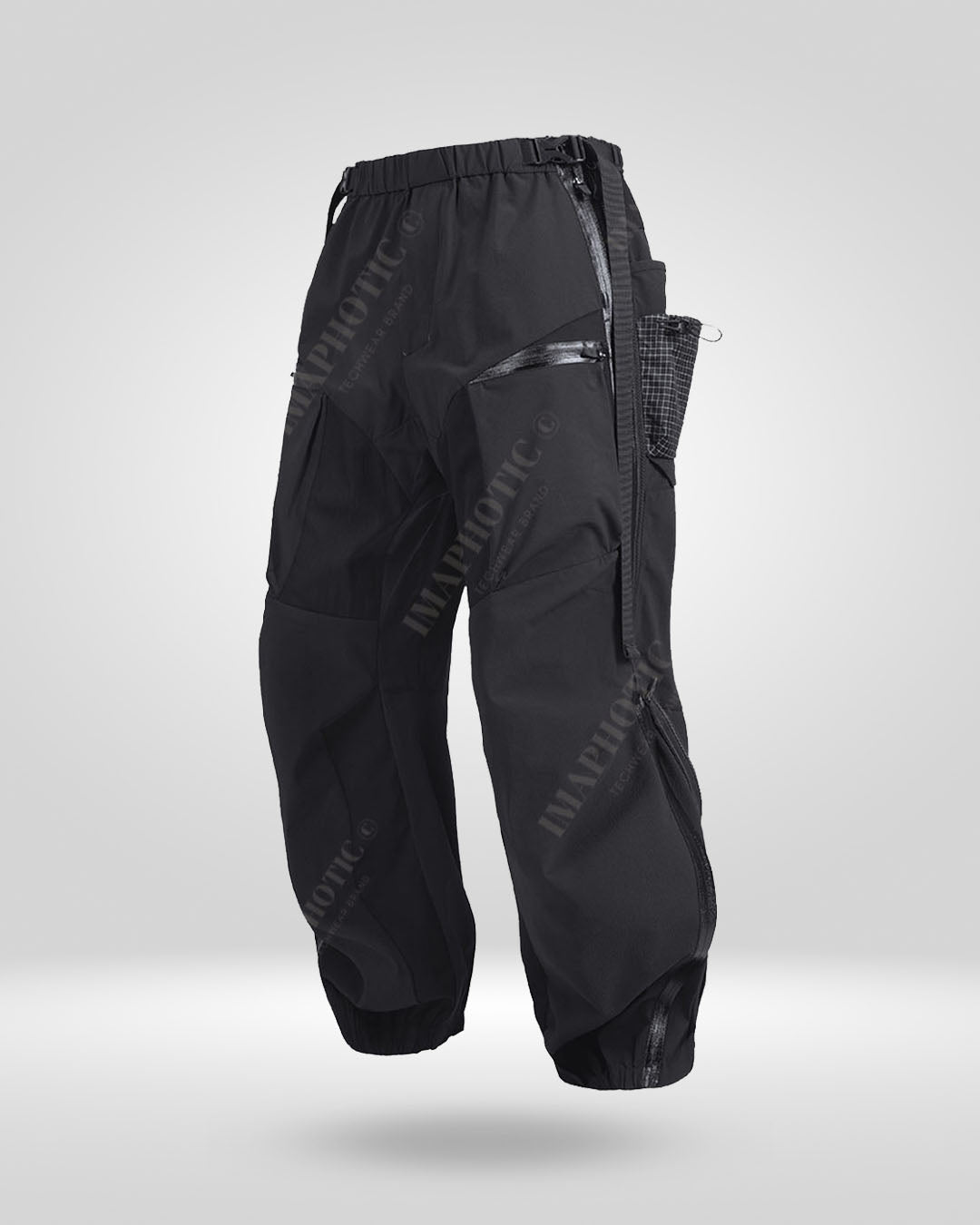 Expandable Side Zipper Techwear Pants - techwear pants - Comfortable Loose Fit Techwear Pants with Zipper - View 2