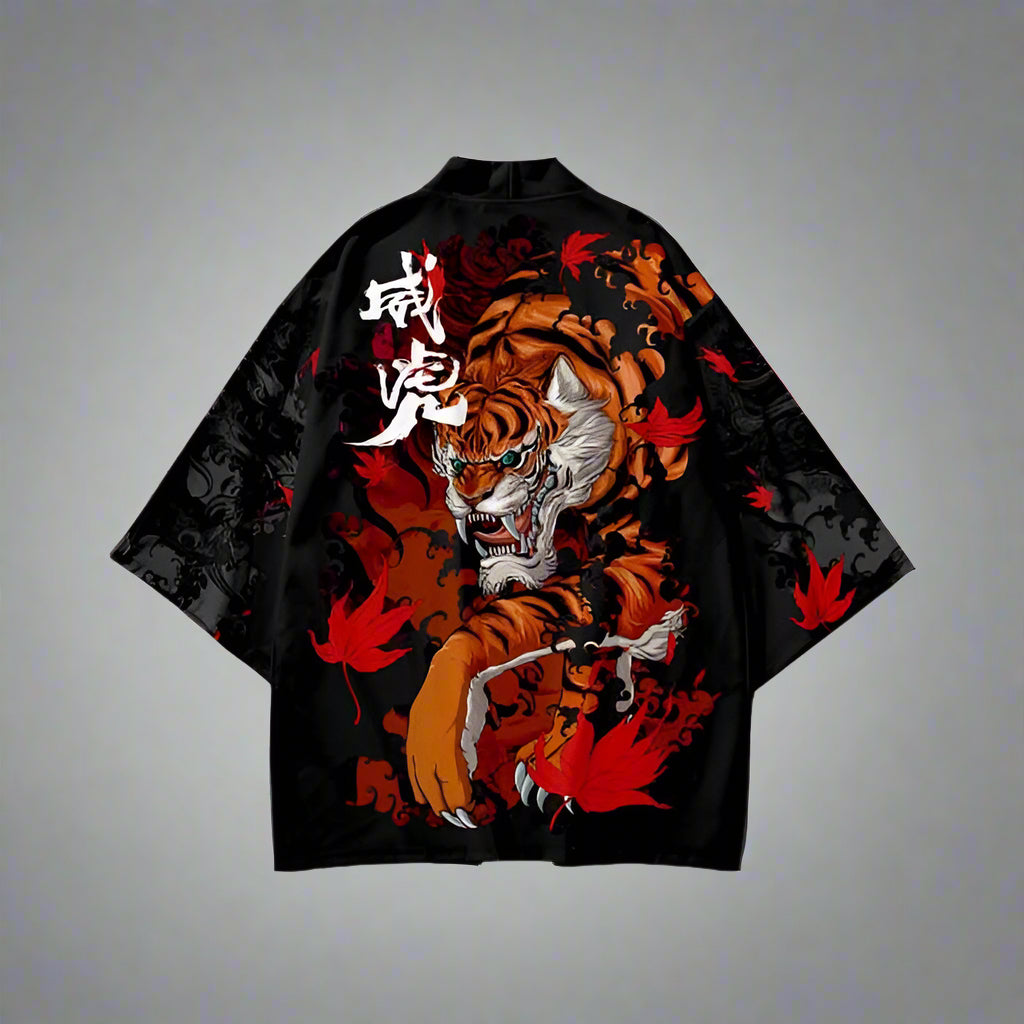 Fierce Jungle-Inspired Kimono - stylish kimono - Fierce Jungle-Inspired Kimono for Effortless Style - View 2