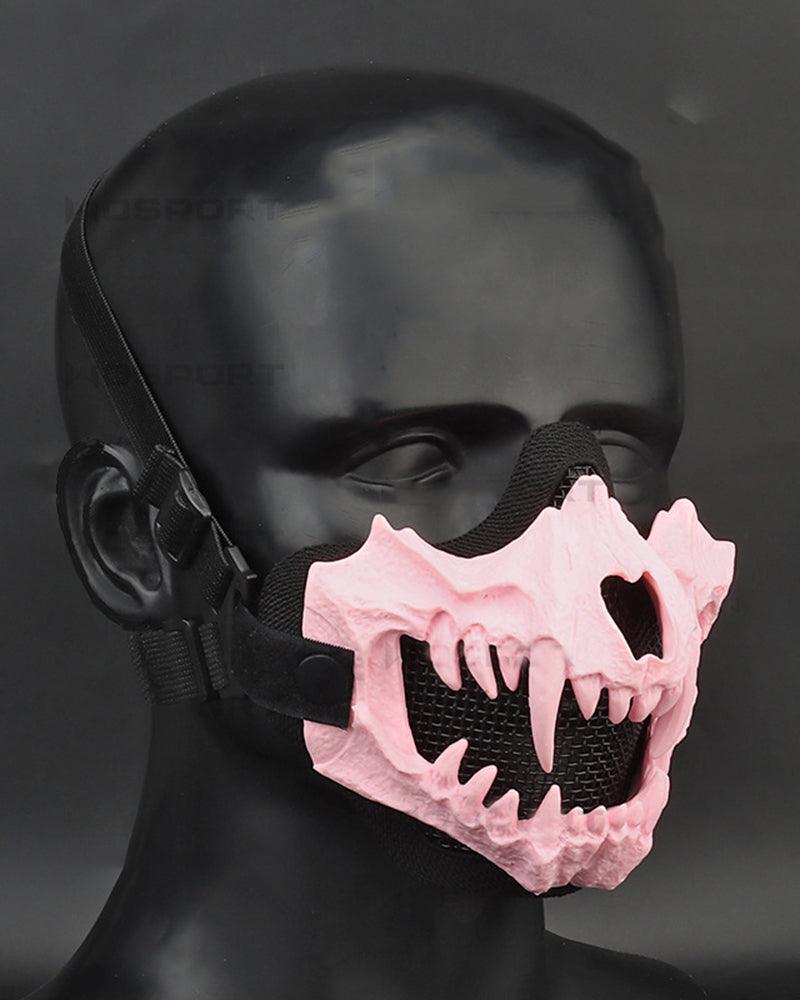 Fierce Tiger Skull Mask -  fashion accessory - Fierce Tiger Skull Mask for Edgy Streetwear Style - View 4