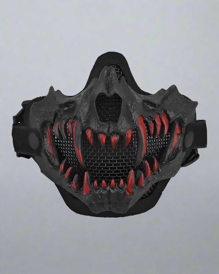 Fierce Tiger Skull Mask - tiger mask - Fierce Tiger Skull Mask for Edgy Streetwear Style - Main view